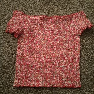 Cute crop top woman
